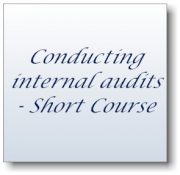 Conducting internal audits - Short Course