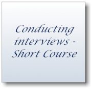 Conducting interviews - Short Course