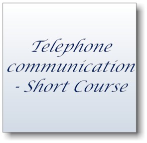 Telephone communication - Short Course