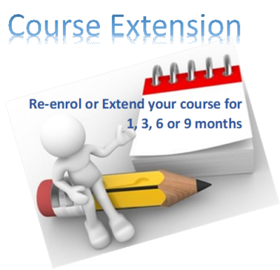 Extension or Re-enrol option